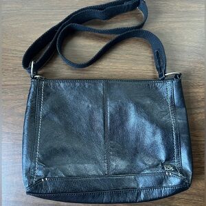 The Sak ‘Camila’ Black Leather Convertible/Crossbody Bag